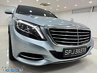 Mercedes Benz S320L R19 LED 2016 Silver Rear Entertainment